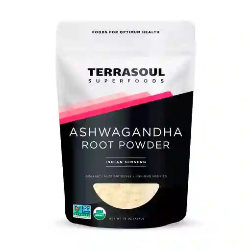 Terrasoul Ashwagandha Orgánica En Polvo 16 Oz (454 G)