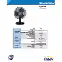 Kalley Ventilador De Mesa12 K-Vm40N Negro