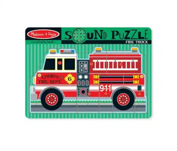 Melissa And Doug Rompecabezas Con Sonidos Bomberos