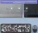 Combo Inalámbrico Teclado Y Mouse Mofii 666 Negro/gris+ Pad Mouse Xl