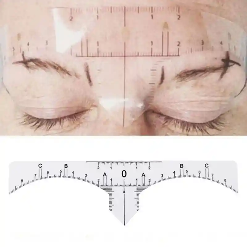 Regla Adhesiva Diseño De Cejas Micropigmentación