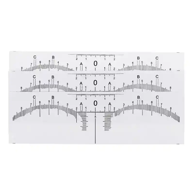 10 Regla Adhesiva Diseño De Cejas Micropigmentación