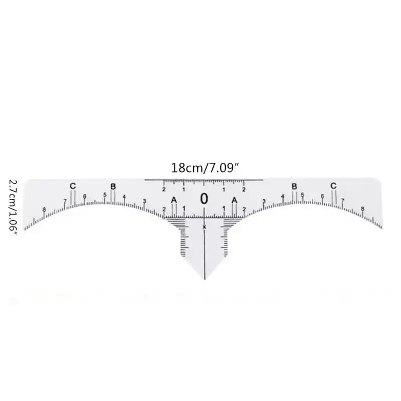 10 Regla Adhesiva Diseño De Cejas Micropigmentación