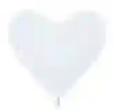 Amor Bomba Globo Biodegradable De Latex Corazon Blanco R12
