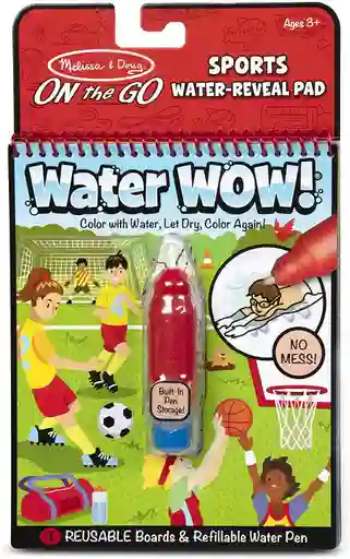 Melissa & Doug Libro Para Colorear Con Agua Niños Deportes