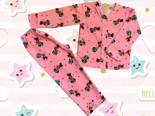 Pijama Termica Para Niñas Talla 6 (2 Piezas)