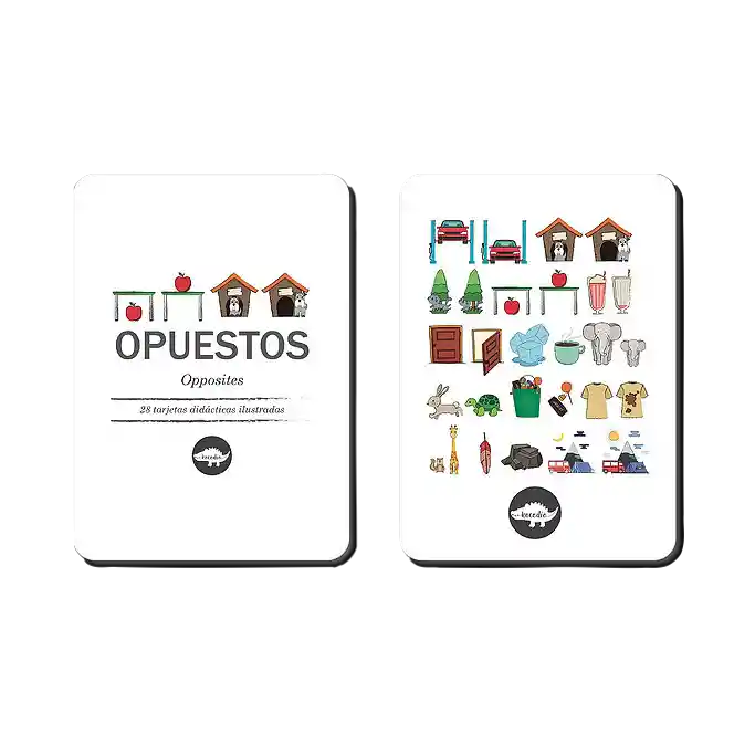 Kocodio Flash Cards Opuestos Tarjetas Didácticas Para Niños