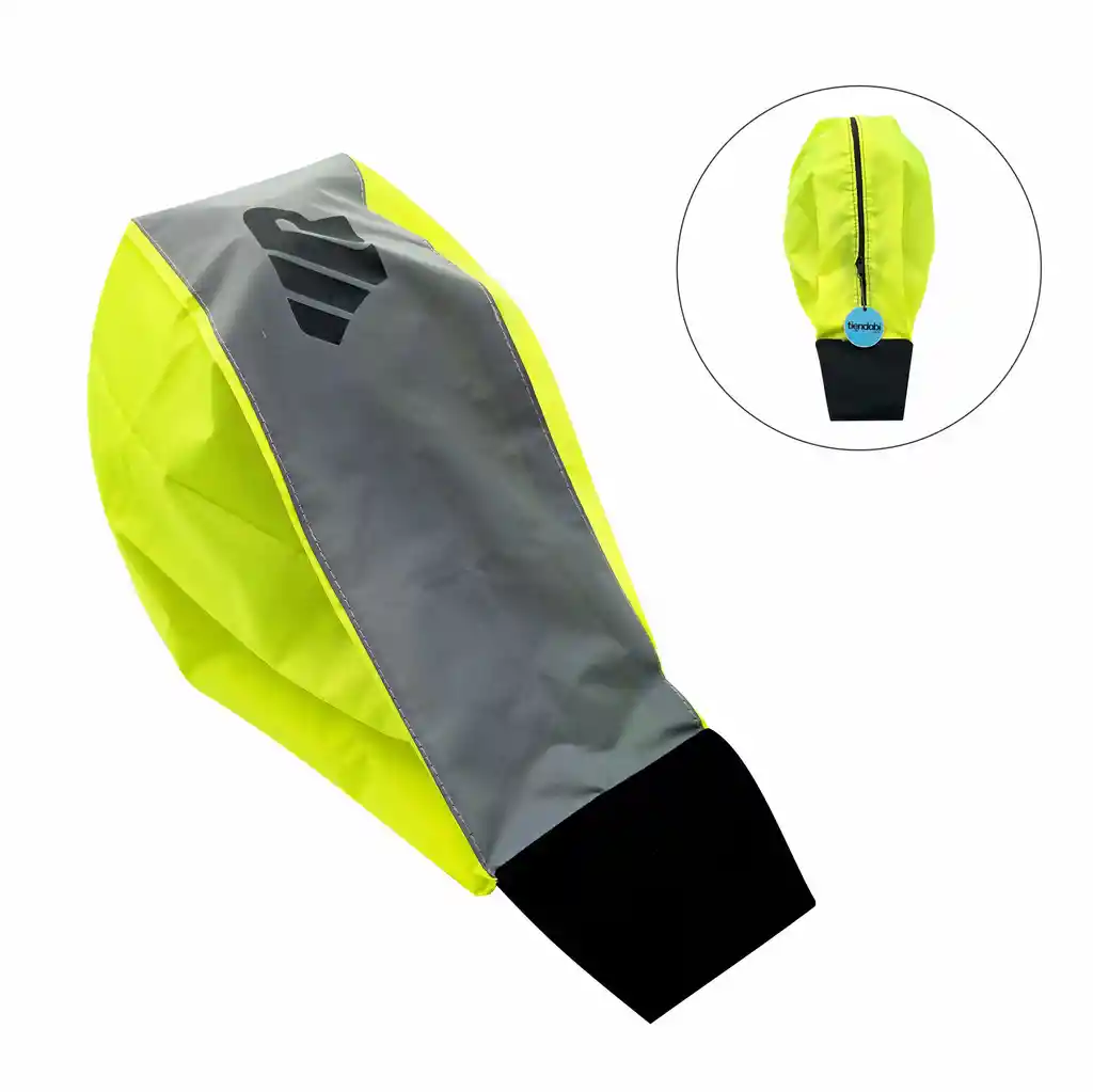 Tula Porta Casco Forro Reflectivo Semi Impermeable Amarillo