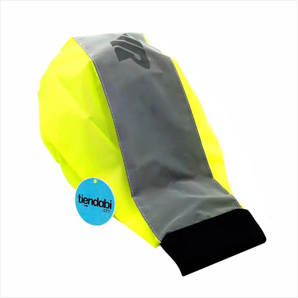 Tula Porta Casco Forro Reflectivo Semi Impermeable Amarillo