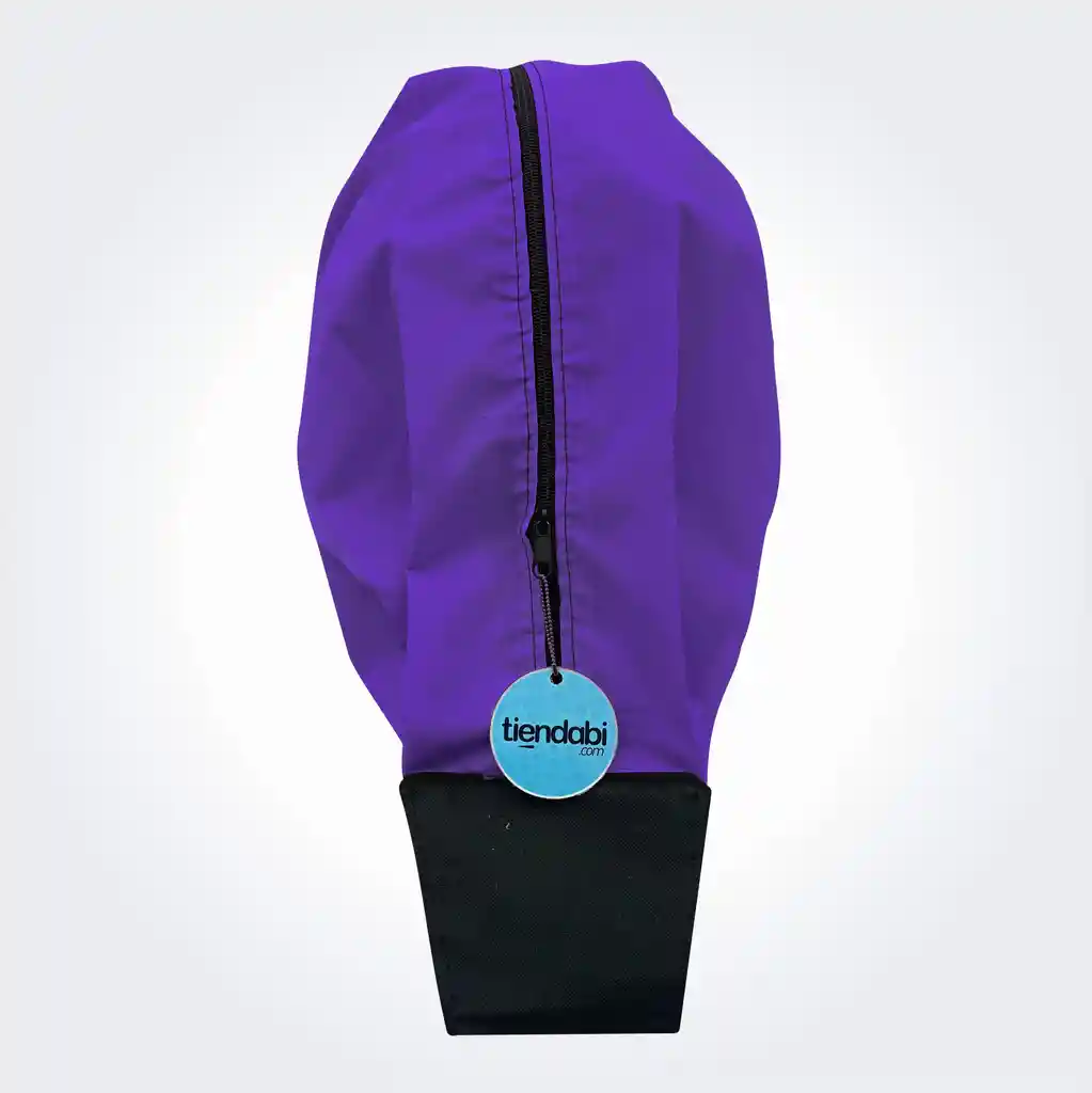 Tula Porta Casco Forro Reflectivo Semi Impermeable Morado