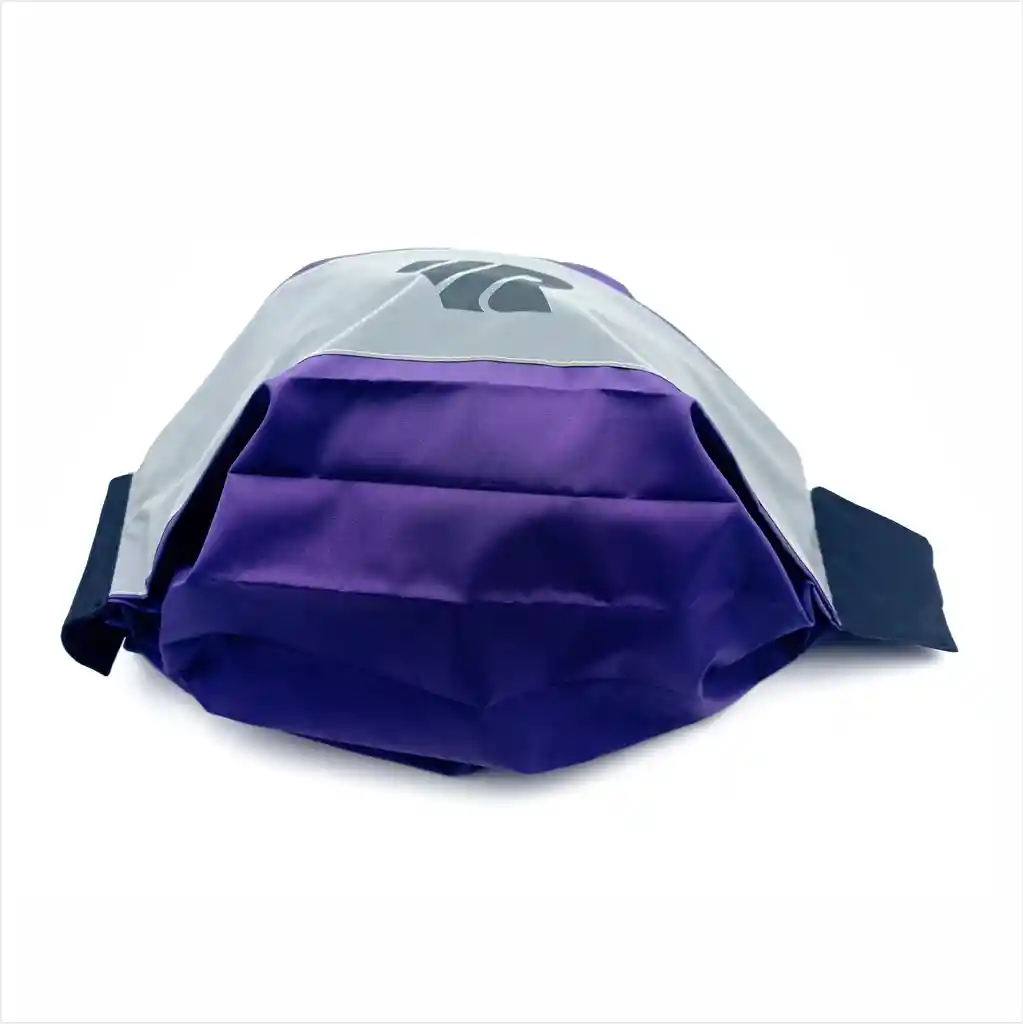 Tula Porta Casco Forro Reflectivo Semi Impermeable Morado