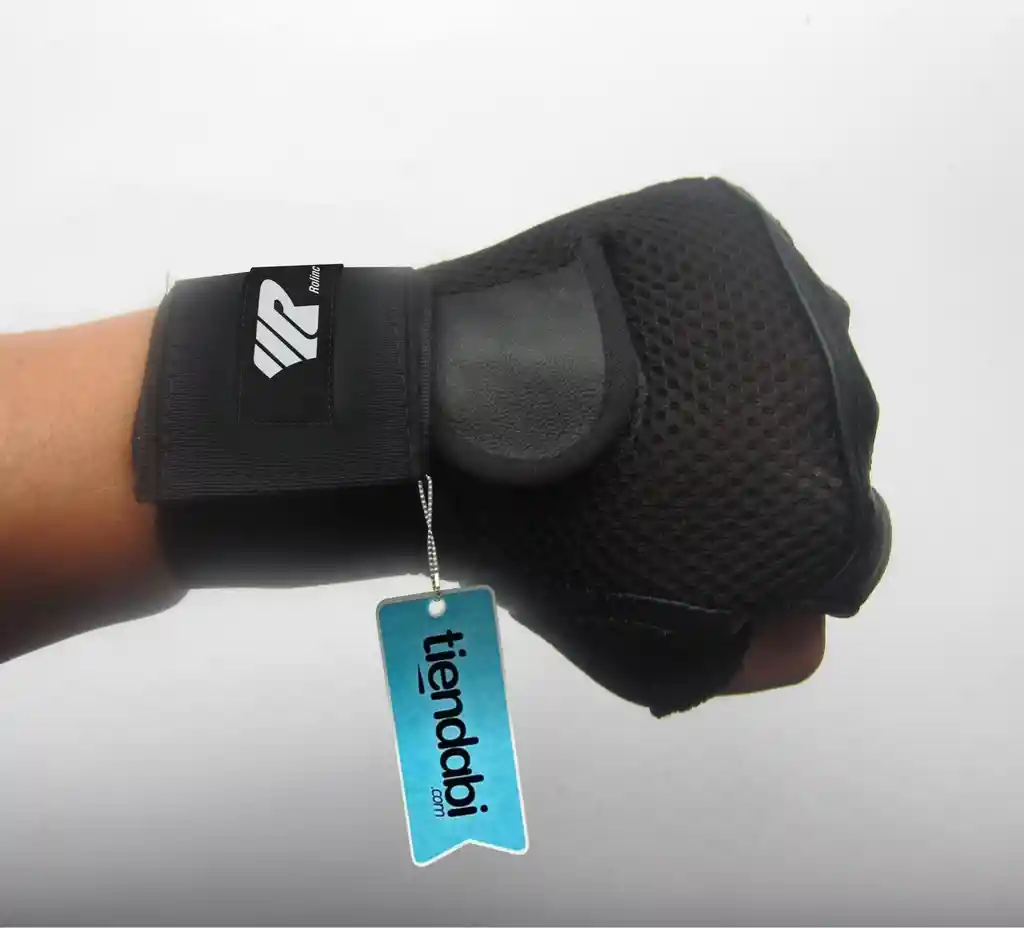 Guantes Para Pesas Gimnasio Gym Deporte Con Muñequera Negro