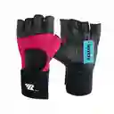 Guantes Para Pesas Gimnasio Gym Deporte Con Muñequera Fucsia