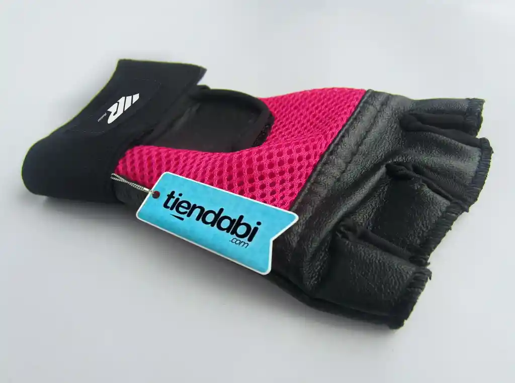 Guantes Para Pesas Gimnasio Gym Deporte Con Muñequera Fucsia