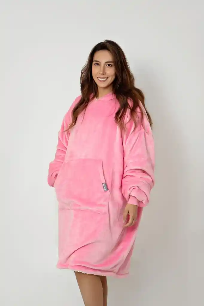 Warm Hoodie Rosado Chicle Mini Kids