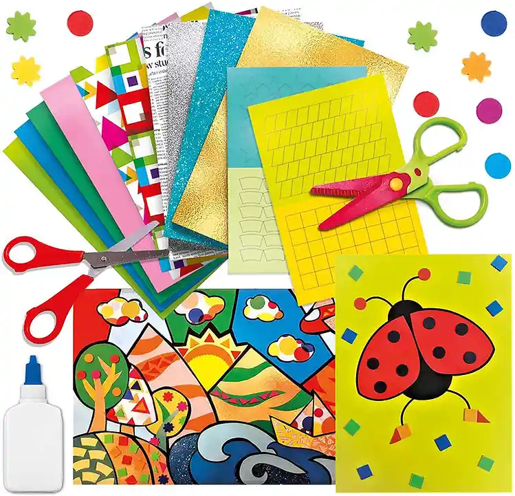 Juguetes Niña Set De Arte Y Manualidades Collage Montessori