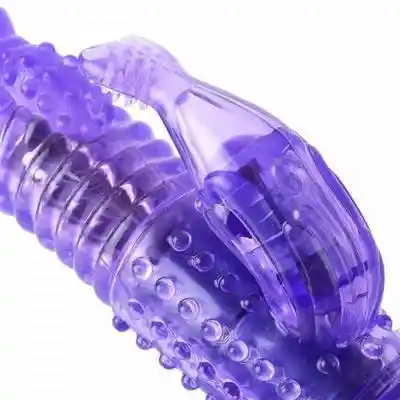 Vibrador Clitoris Vagina Dos Cabezas Maria Morado