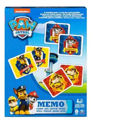 Nickelodeon Paw Patrol Juego De Memoria