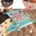 Rompecabezas Niños Gigante Al Rededor Del Mundo Animales 3d