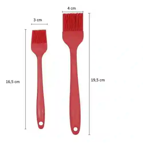 Brochas Pinceles De Cocina Para Untar Silicona X2