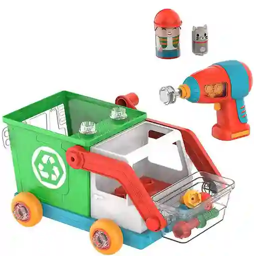 Juguetes Niños Construye Tu Carro Ecológico Stem Taladro