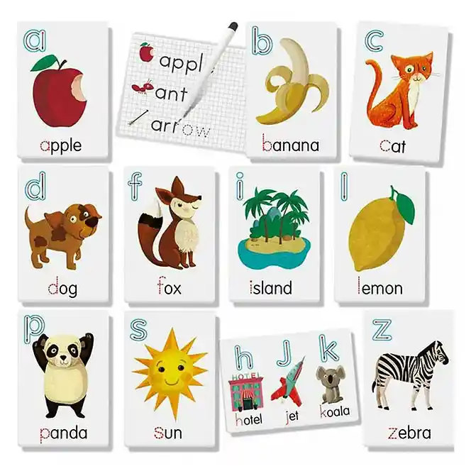 Flashcards Borrables Lectura Y Escritura Didácticas Niños