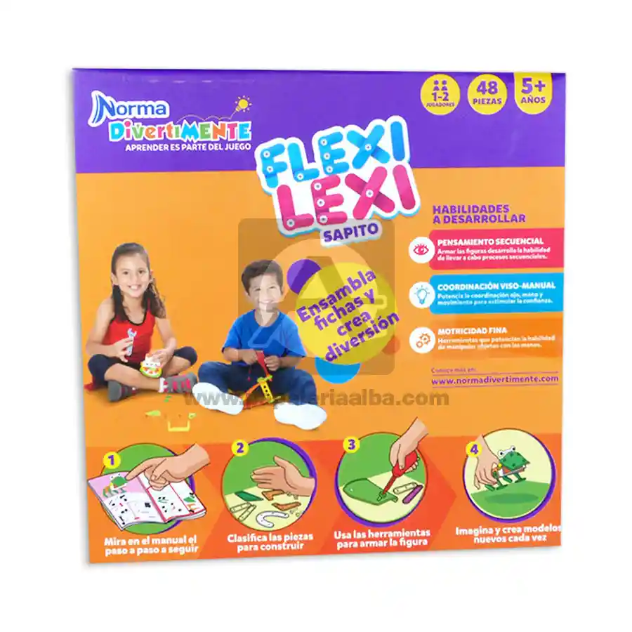 Norma Set De Fichas Flexibles -Flexi Lexi Sapitodivertimente