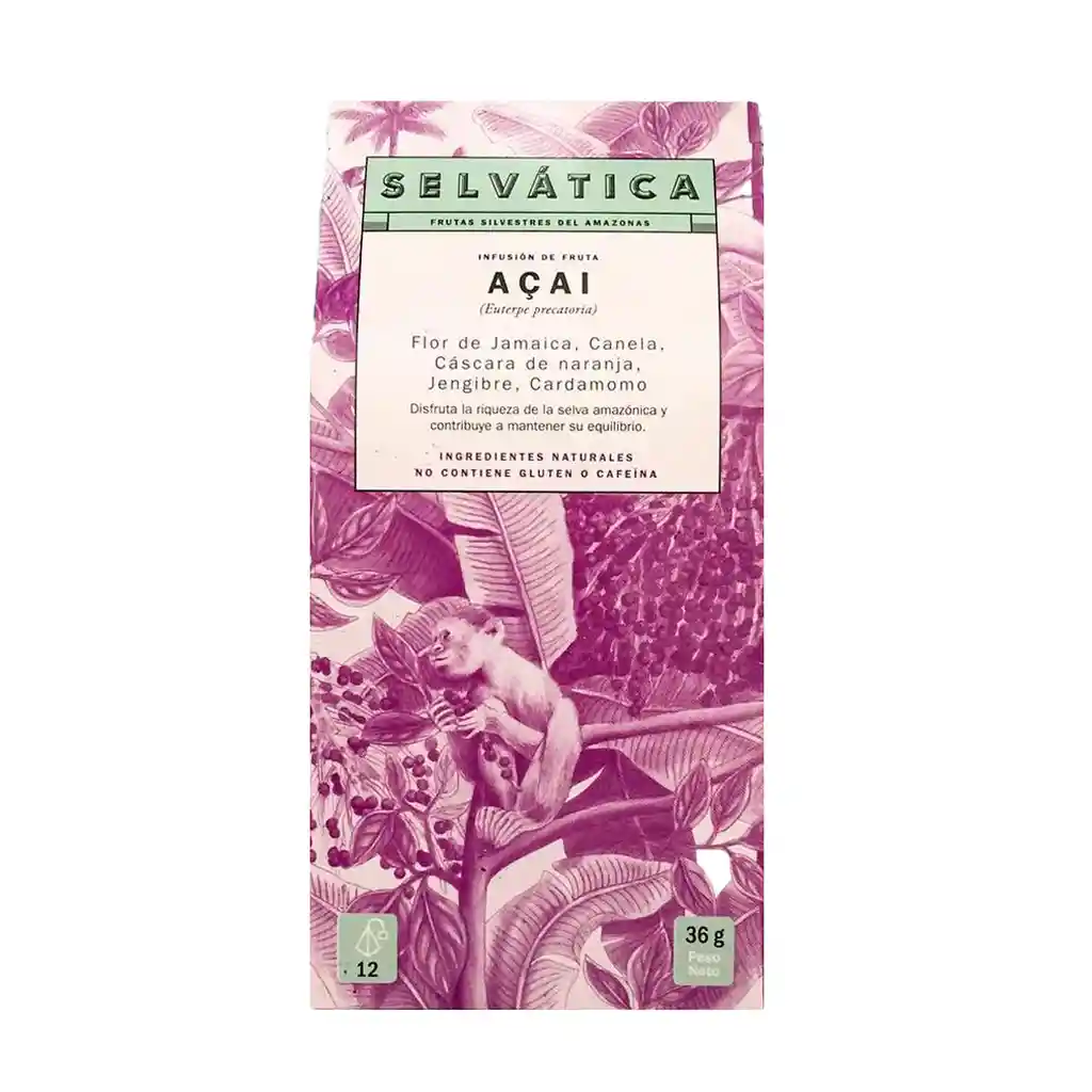 Selvática Infusión De Fruta Acai X 12 36G