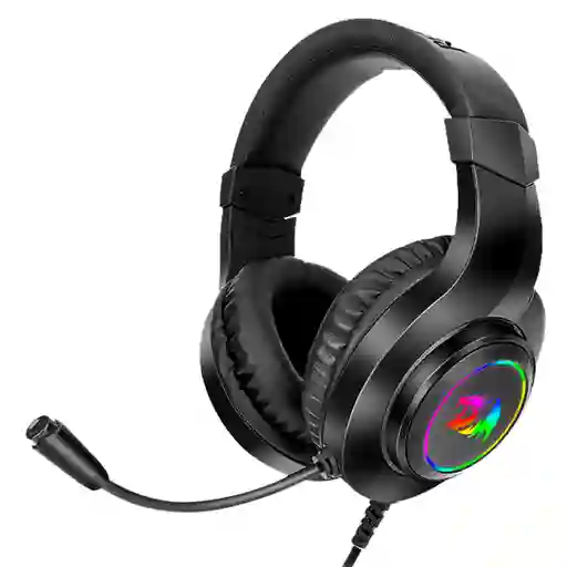 Redragon Diadema Gamerh260Rgb Hylas Usb/3.5Mm Con Microfono Negro