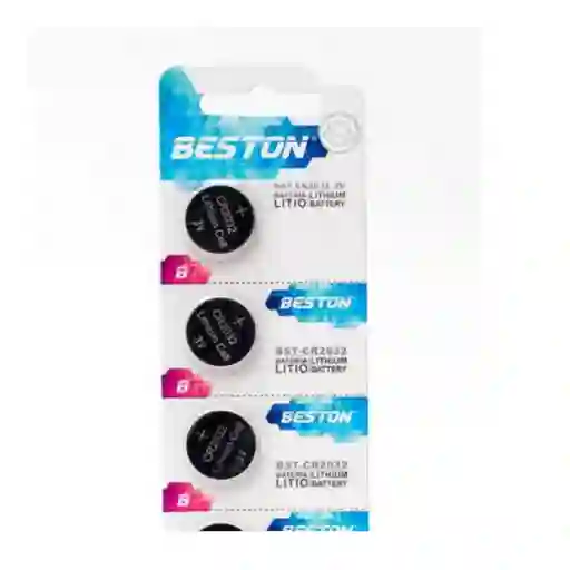 Bateria Pila Cr2032 Beston Litio 3v Pack X 5