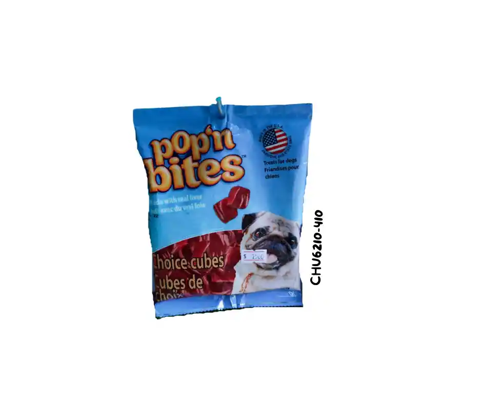 Snacks Pop´n Bites Sabor Cubos De Carne