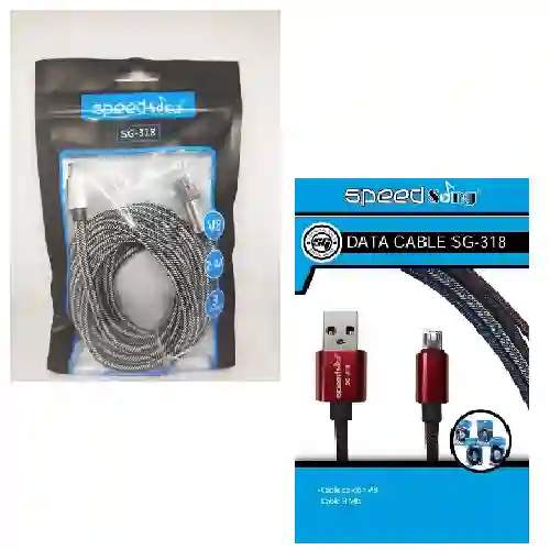 Cable V8 De 2a De 3 Metros Para Celular Htc (318)