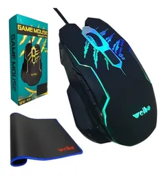 Mouse Usb Rgb Weibo Wk-411+ Pad Mouse