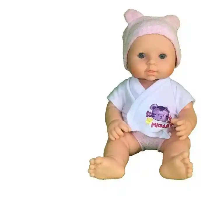 Coche Metálico Con Muñeca Juguete / Niña.