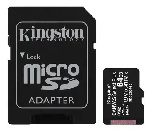 Kingston Micro Sdoriginal 64 Gb - Clase 10 Velocidad 100 Mb