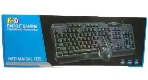 Rgb Combo Teclado Mouse Gamer Luzusb Ingles Estados Unidos - Cableado