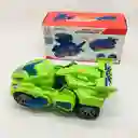 Dino Carro Transformers Luces Y Sonido, Verde