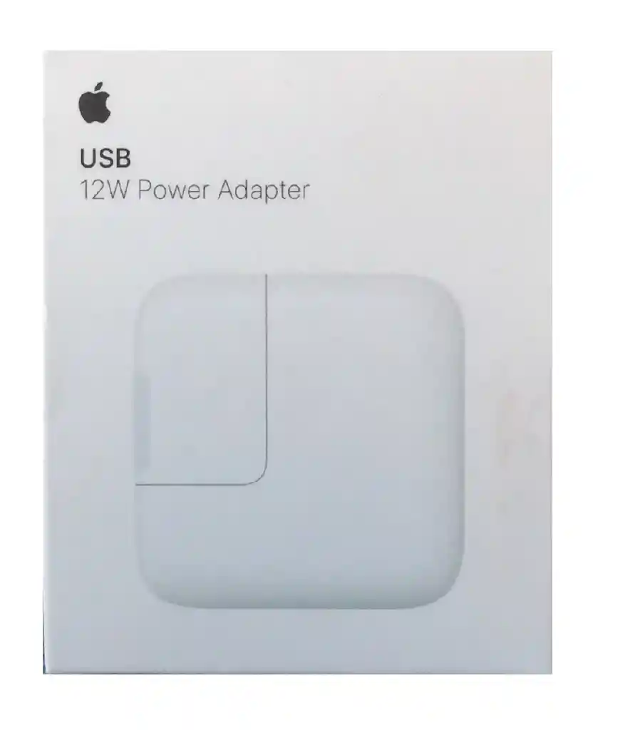 Cargador Original Ipad Apple 12w En Caja Sellado Garantia 3m