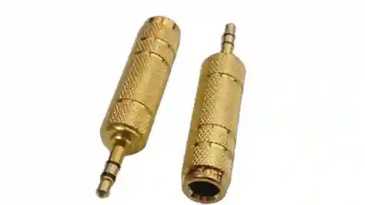 Conector Estéreo 3.5 Macho A Jack 6.5 Hembra