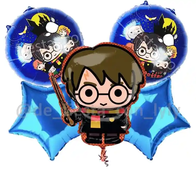 Globos Harry Potter X 5 Unidades