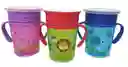 Vaso Bebe 360 Grados Entrenador Niño Niña Antiderrame Asas Niño Colores Surtidos Ref. Bip1301