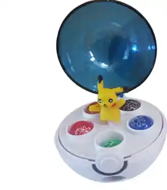 Pokebola De Pokémon Con Pikachu.