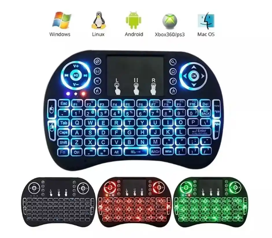 Teclado Control Remoto Air Mouse Para Smart Tv Box Android