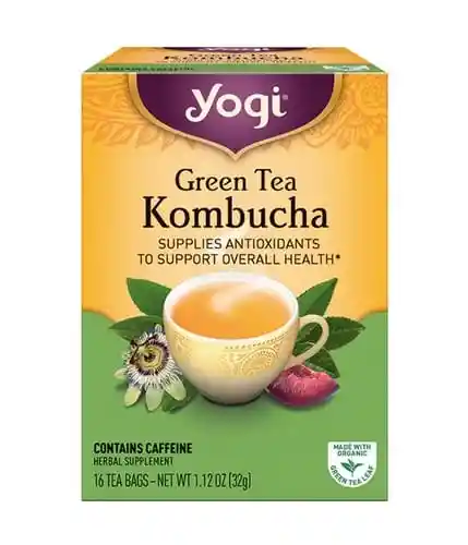 Yogi Green Tea Kombucha Con Caff 32gr