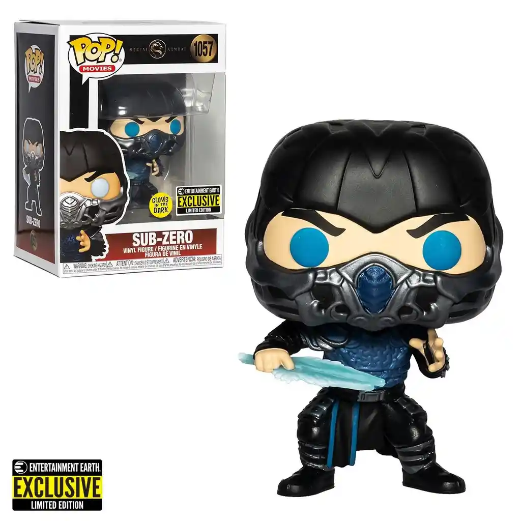 Funko Pop Movies Mortal Kombat - Sub-zero Glows Exclusive