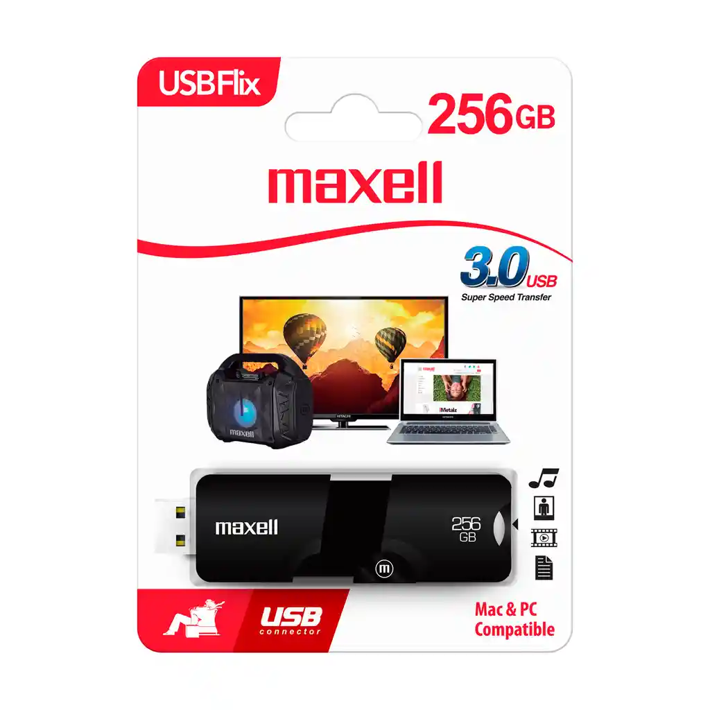 Maxell Memoria Usbflix 256Gb 3.0