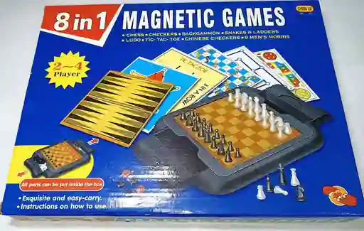 Juegos De Mesa 8 En 1 Magnetic Games