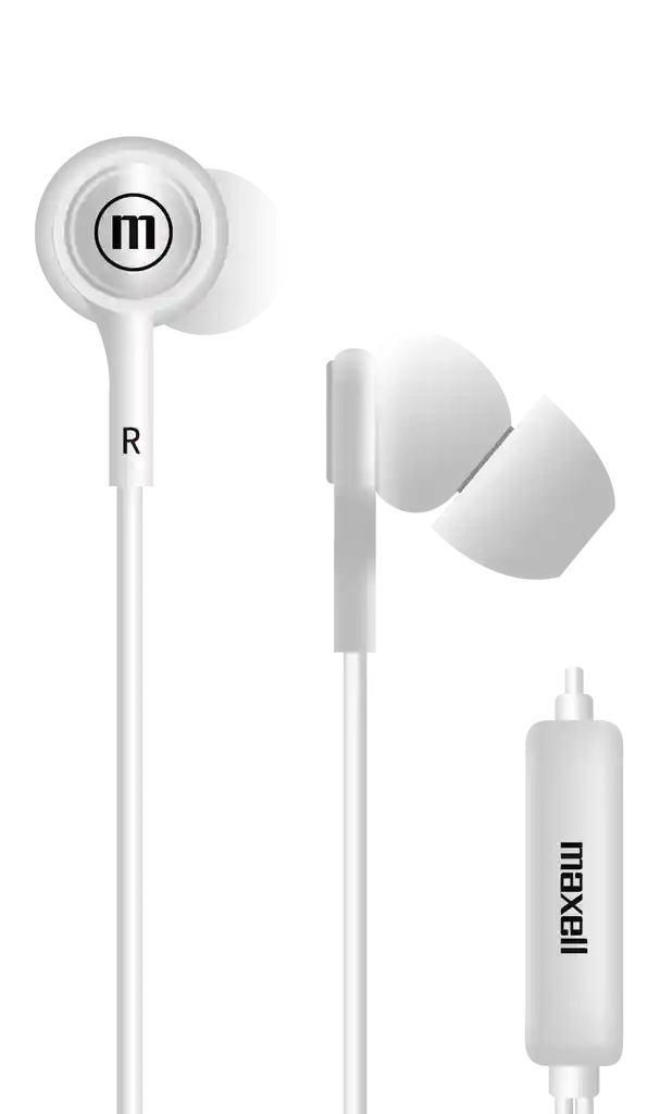 Audifonos Con Microfono Maxel In-tips White