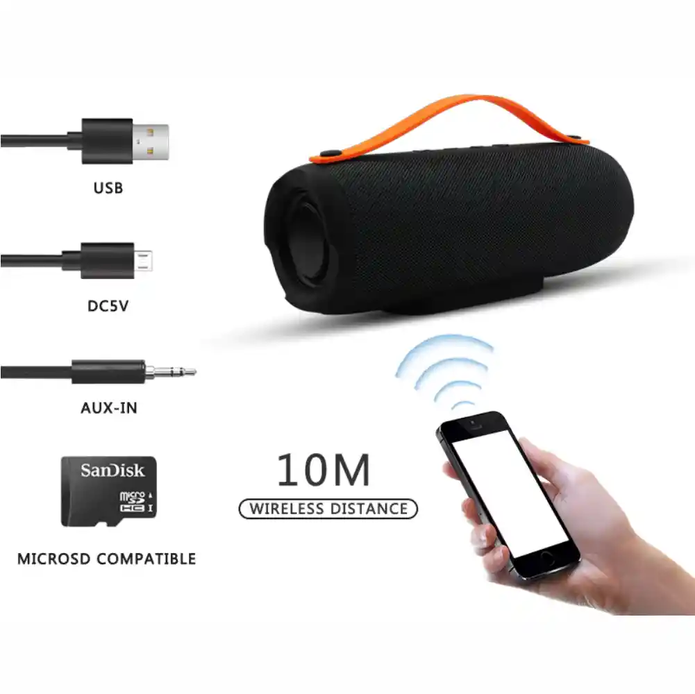 Parlante Portátil Recargable Bluetooth Charge E13