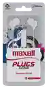 Maxell Audifonos Con Microfonoplugz In White